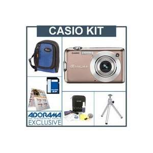  Casio Exilim Card EX S12PK Digital Camera Kit,  Pink  with 4 GB SD 