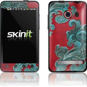  Green and Red Flourish skin for HTC EVO 4G Electronics