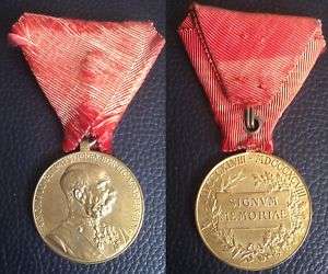 No2743) Austria Signum Memoriae Jubilee Medal Franz Joseph I. 1898 
