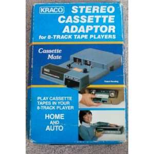   New Old Stock  Kraco Stereo Cassette Adaptor for 8 Track Tape Players