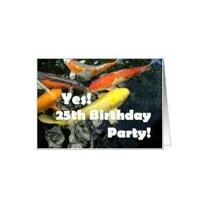  25th Birthday Party   Goldfish Card Toys & Games