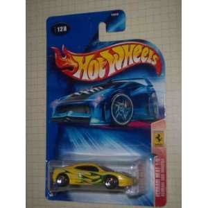   Hot Wheels 2004 Ferrari Heat 1/5 360 Modena YELLOW 128 Toys & Games