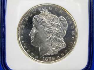 1878 CC Morgan Silver Dollar. NGC MS63  