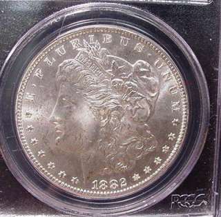 1882 CC Morgan Silver Dollar PCGS Mint State 65 SUPER Carson City 