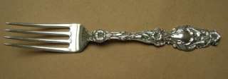 WHITING STERLING SILVER LILY FORK 1902 CLEVELAND  