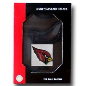  Arizona Cardinals Executive Leather Money Clip/Card Holder 
