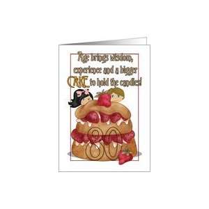  80th Birthday Card   Humour   Cake Card Toys & Games