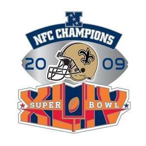  New Orleans Saints NFC Champ Super Bowl 44 Official Pin 