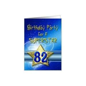  82nd Birthday party for a Superstar Card Toys & Games