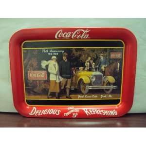  1989 75th Anniversary Touring Car Coca cola Serving Tray 