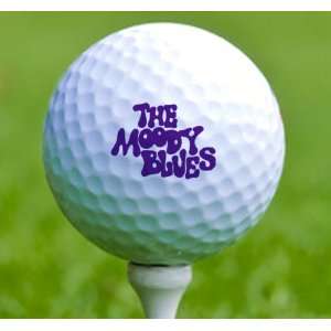 3 x Rock n Roll Golf Balls Moody Blues Musical 