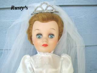 1950s 22 inch TONI type Fashion Bride Doll   NICE One  