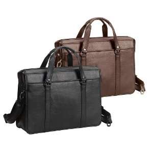    The Insider Soft Leather Briefcase (Bellino) BROWN