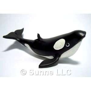  Killer Whale, Orca 3d Leather Animal Key Chain (Fish Key 