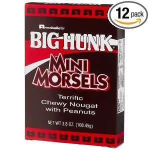 Annabelles Big Hunk Mini Morsels, Terrific Chewy Nougat with Peanuts 