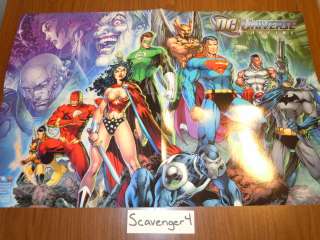 DC Universe Online Poster 20x13 Double Sided DS CE RARE  