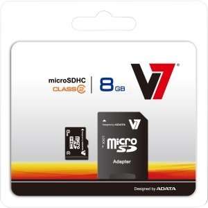  New   V7 VAMSDH8GCL4R 1N 8 GB MicroSD High Capacity 