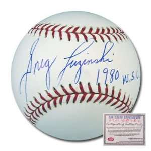   Phillies MLB Hand Signed Rawlings Baseball with 1980 WSC Inscription