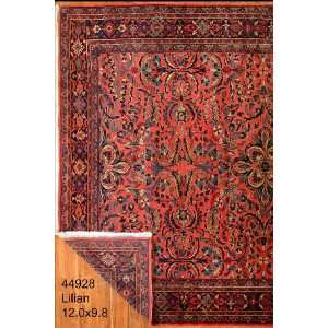    9x12 Hand Knotted Lilian Persian Rug   98x120