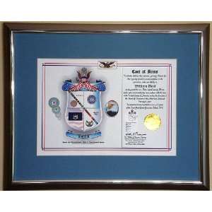 American Heraldry Certificate for US Coast Guard, USCG Reserve 