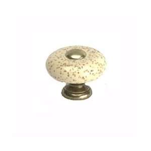 Berenson 2437 537 P Oatmeal Bedford Bedford Mushroom Cabinet Knob with 