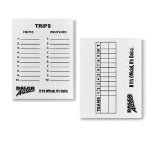  Dalco Baseball/Softball Writable Cards Pkgs Of 10 WHITE 