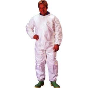 Tyvek Saranex Coverall with Elastic Wrists and Ankles (12 per case 