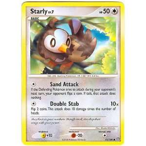   & Pearl Stormfront Single Card Starly #75 Common [Toy] Toys & Games
