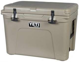 YETI Tundra 50 Quart Bear Proof Ice Retention Compact Cooler   Tan 