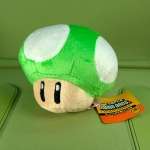 New Super Mario Bros Red+Green Mushroom Plush Doll Toy  