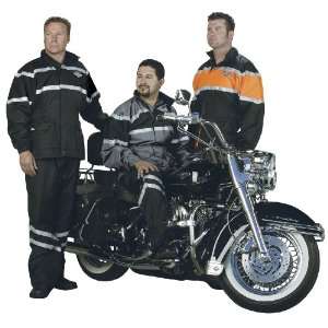  Nelson Rigg Volante 2 Piece Motorcycle Rainsuit Black 