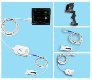 Handheld patient monitor ECG SPO2, 3.5 Touch screen  