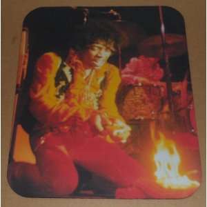  JIMI HENDRIX Guitar On Fire COMPUTER MOUSE PAD Everything 