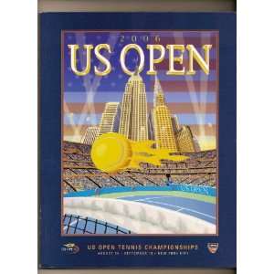  2006 Tennis US Open Program Federer Sharapova Everything 