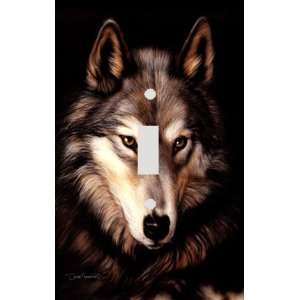  Wolf Portrait Decorative Switchplate Cover