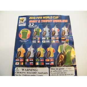 Fifa World Cup 2010 Mini Shirt and Trophy Danglers Souvenirs with All 