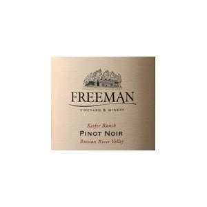    Freeman Pinot Noir Keefer Ranch 2009 750ML Grocery & Gourmet Food