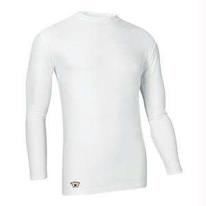 Tight Fit Compression Long Sleeve Tee, Large, White  