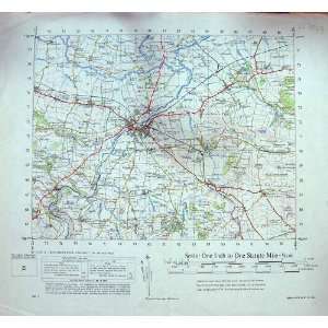  1956 Colour Map Malton Norton Rillington Birdsall