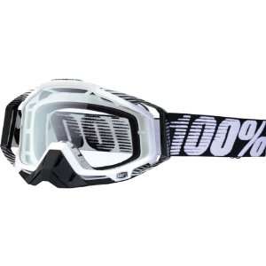    100% Goggles RaceCraft goggle, black/white (clear) Automotive