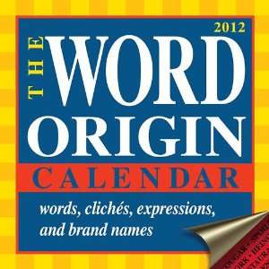  Word Origin Desk Calendar2012
