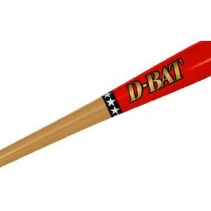  D Bat Pro Maple A27 Two Tone Baseball Bats NATURAL/RED 30 