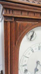   OAK 5 GONG MUSICAL WESTMINSTER LENZKIRCH BRACKET CLOCK 1776  