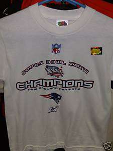 New England Patriots XXXVI Super Bowl Champs T Shirt  