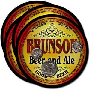  Brunson, SC Beer & Ale Coasters   4pk 