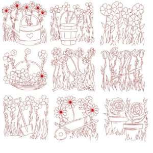   Embroidery Designs on Multi Format CD   StitchClix Designs Kitchen