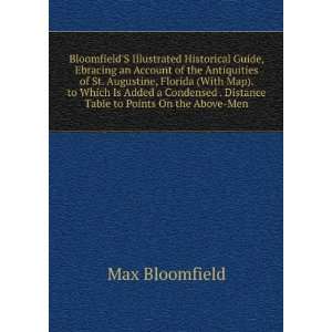   . Distance Table to Points On the Above Men Max Bloomfield Books