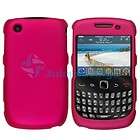 For BlackBerry Curve 8530 Hot Pink Rubber Hard Case  