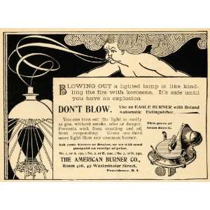   Company Eagle Lamp Boland Light   Original Print Ad