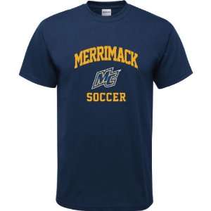  Merrimack Warriors Navy Youth Soccer Arch T Shirt Sports 